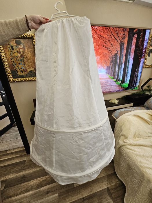 Свадебное платье с шубкой