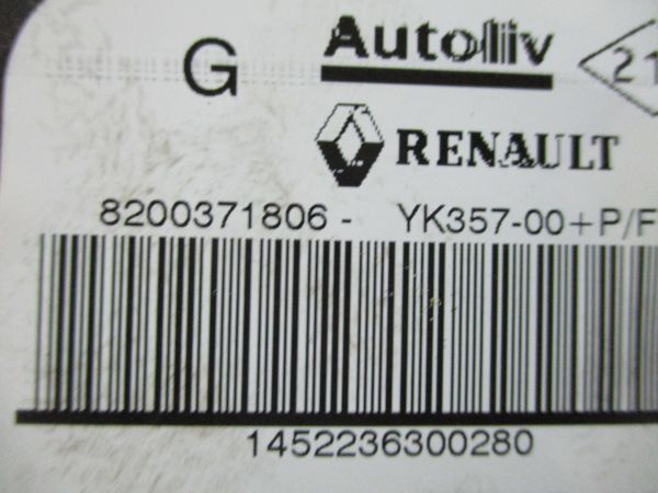Airbag banco esquerdo RENAULT Megane II (BM0/1_, CM0/1_)