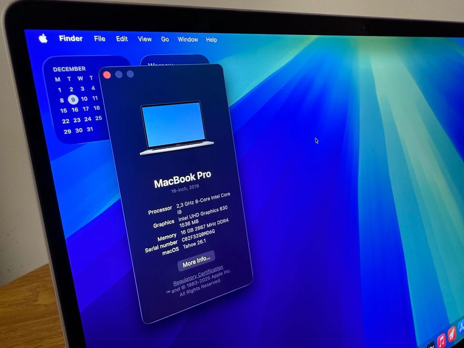 Apple MacBook Pro 16 (2019), silver | i9 | 1Tb | 16Gb
