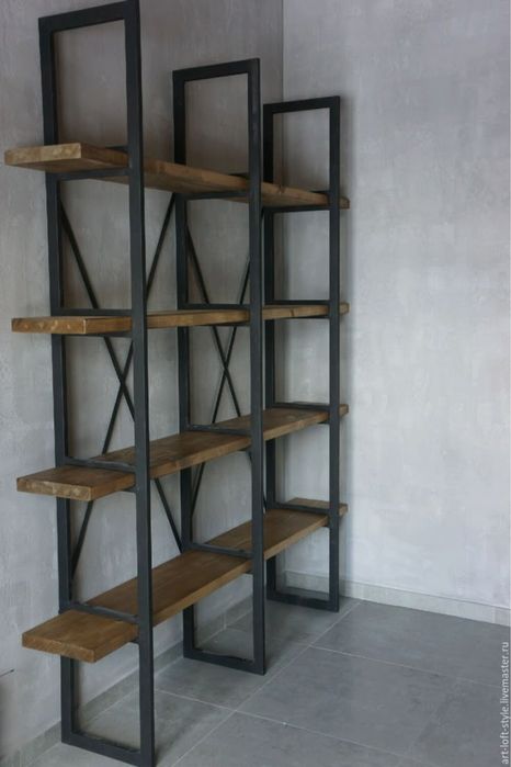 Кровать стелаж гардеробная и тд в стиле LOFT,виготовлення меблів LOFT