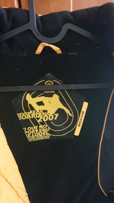 Kamizelka puchowa meska bezrekawnik M żółty