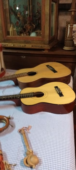 Lote de Instrumentos Musicais Antigos