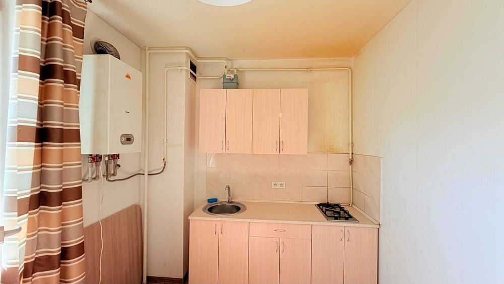 Продам 1к квартиру з газом, балконом, котлом, з меблями