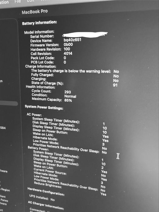 MacBook Pro 16 (2021) Apple M1 Pro, 16 GB RAM