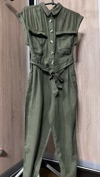 Літній комбінезон Springfield, 55% льон, на зріст до 160 см, XS