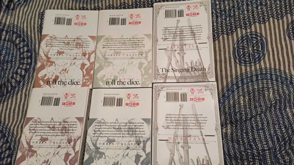 Goblin Slayer manga 1-4 + dai katana