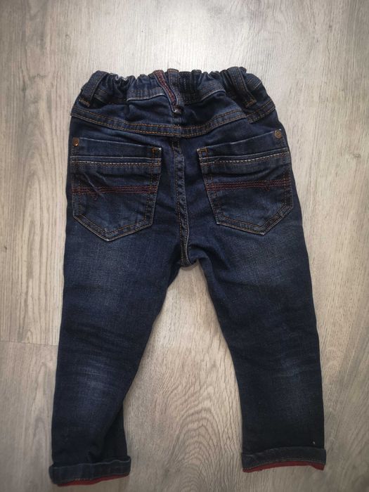 Next- swietne jeansy-  12-18 m-cy jak nowe
