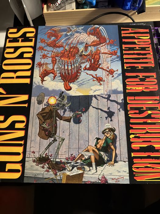 Appetite for Destruction 1ª prensagem europeia – 1987 (confirmada)
