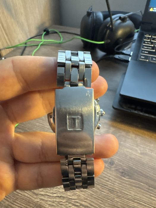 Zegarek Tissot PRC 200 Chronograph Czarny/Stal nierdzewna  Ø40 mm
