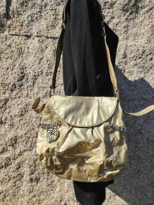 Mala de Ombro Gai Mattiolo – Dourado Metalizado ENVIO GRATIS