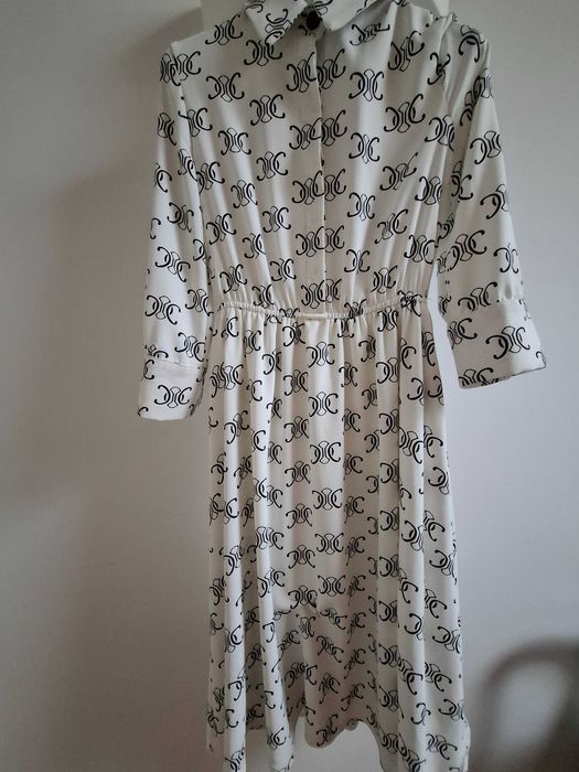 Biała sukienka damska