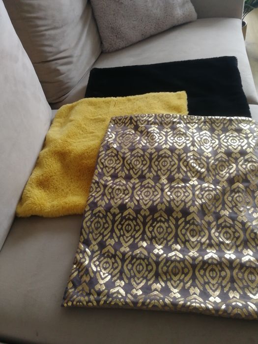 Zestaw 3 poszewek na poduszki