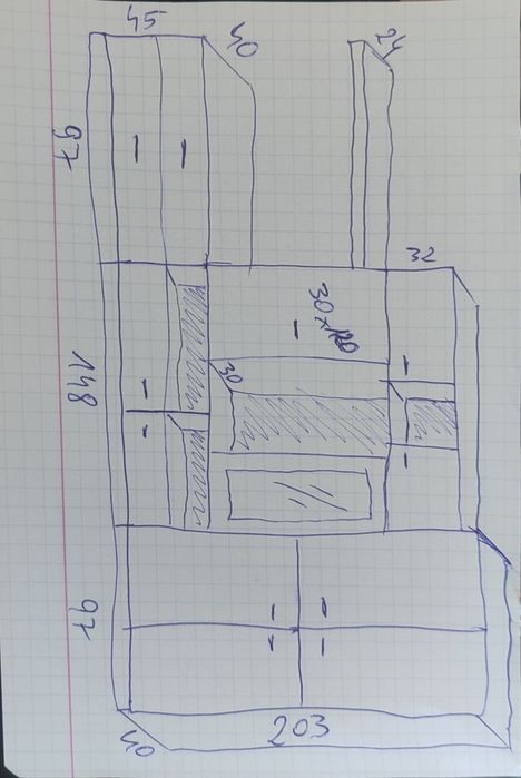 Meblościanka do salonu za 300