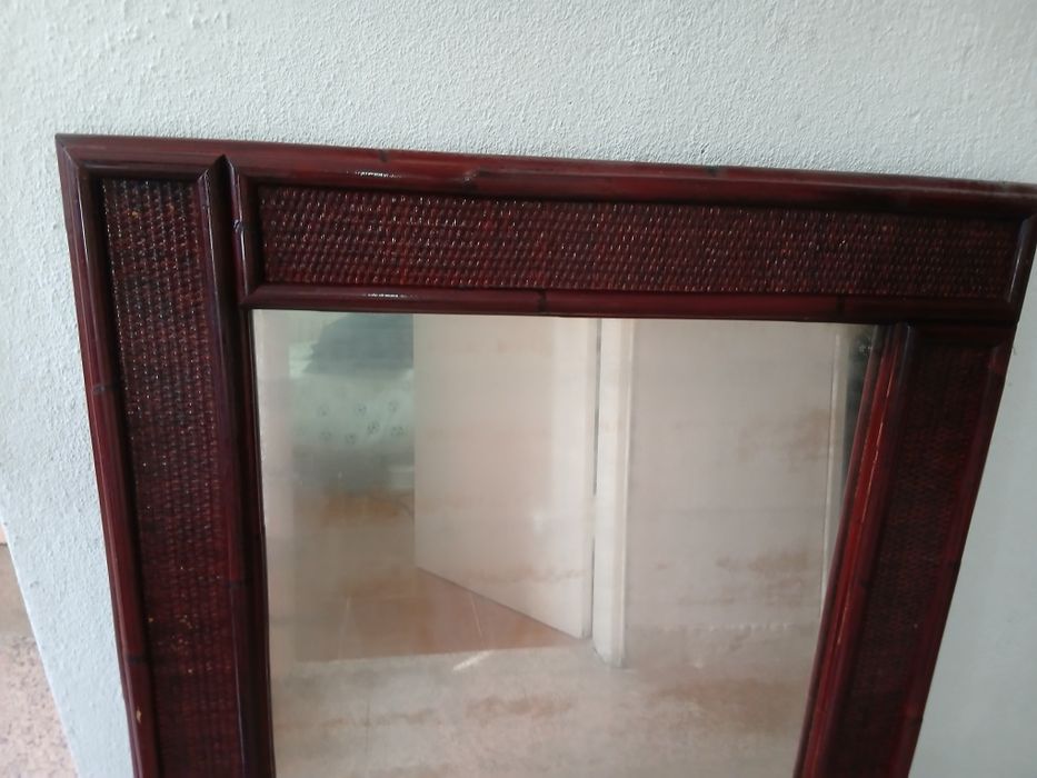 Espelho em Madeira para restauro para trocar o vidro