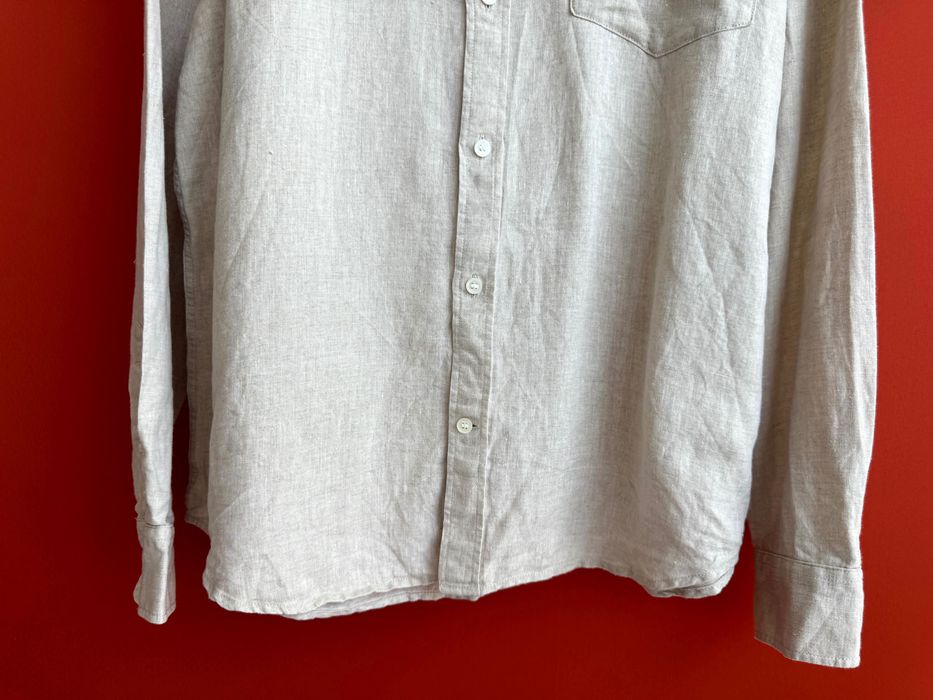ARKET LINEN оригінал чоловіча лляна рубашка сорочка розмір XL