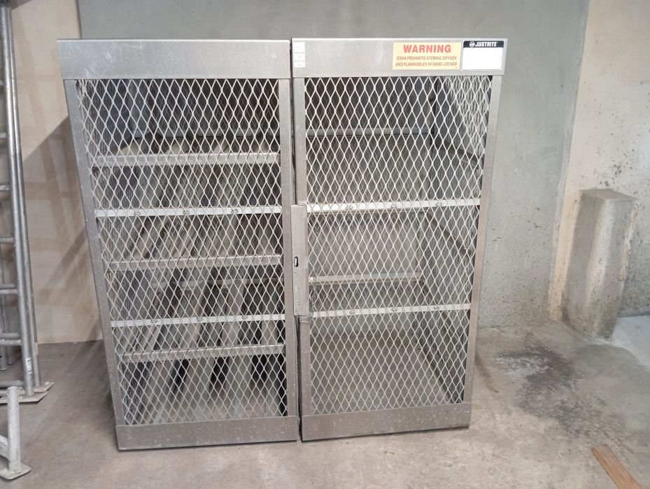 Klatka Box na butle gazu technicznego (aluminium)