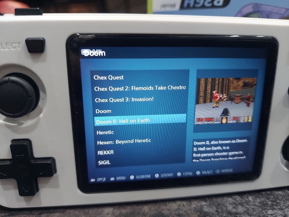 Konsola retro R36H (R36S) + 64gb Goodram + etui
