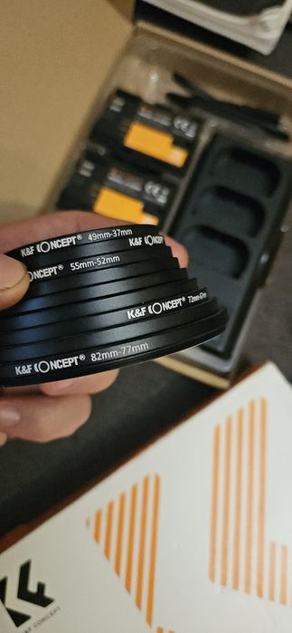 kit de baterias e carregador K&F Concept para câmaras Canon, incluindo três baterias LP-E6NH de
