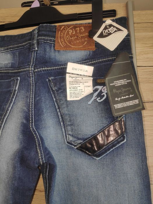 Jeansy Skinny Fit Pepe Jeans Nowe Z Metkami S