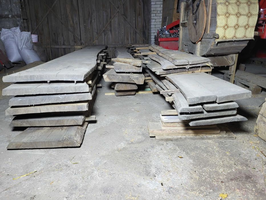 deski dębowe bale dąb