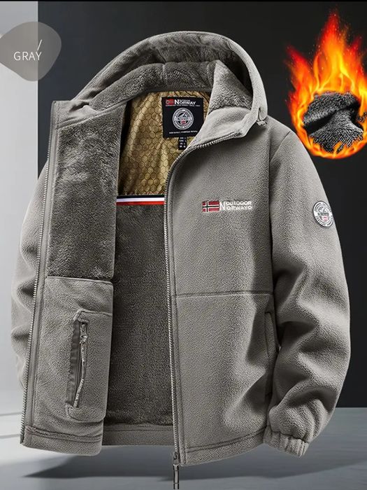 Флісова кофта тепла на хутрі