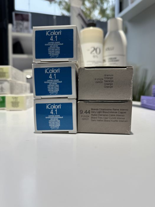 Крем фарба для волосся 4.1, тонер для волосся, 9.44