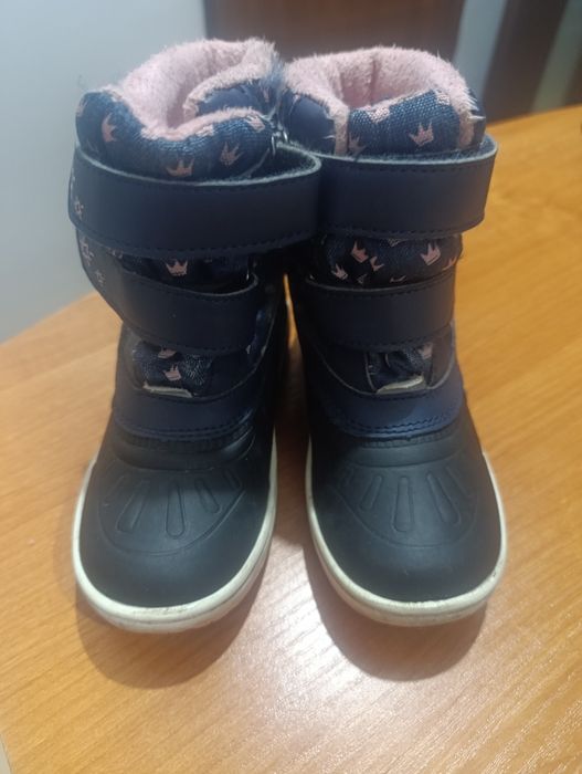 Buty zimowe dziewczęce śniegowce r 26