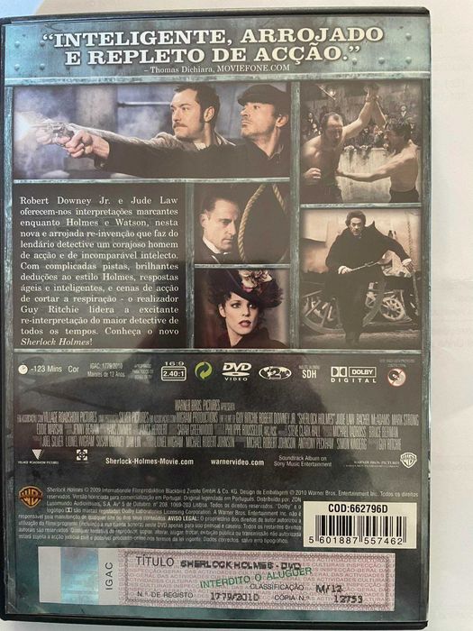 Sherlock Holmes e Seherlock Holmes - Jogo de Sombras