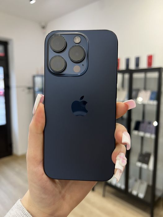 Telefon iPhone 15 PRO 128GB Granatowy Apple Gwarancja iTrade
