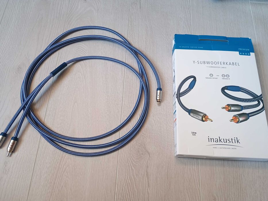 In-akustik Premium Kabel Audio do subwoofera typu Y 3m Y-Sub