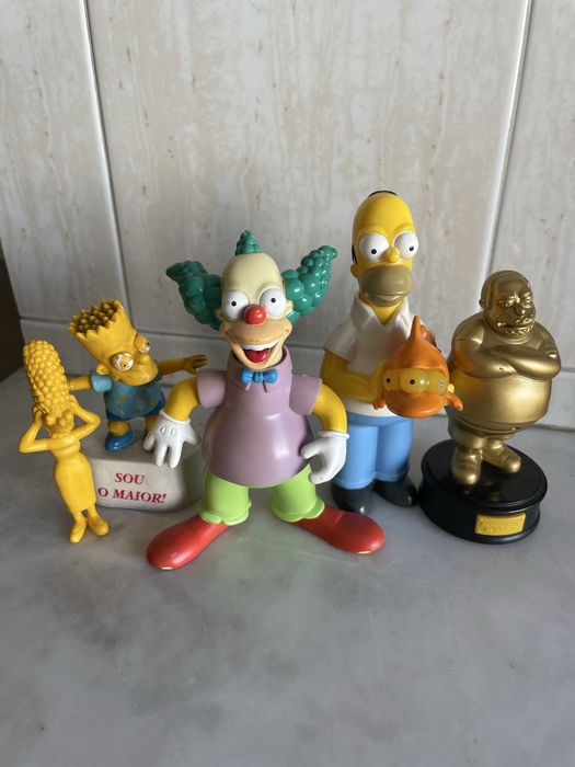 The Simpsons Vintage Figures Lot 20th Century FOX Coleção antiga 1991