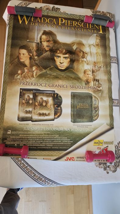 3 oryginalne plakaty władcy pierścieni