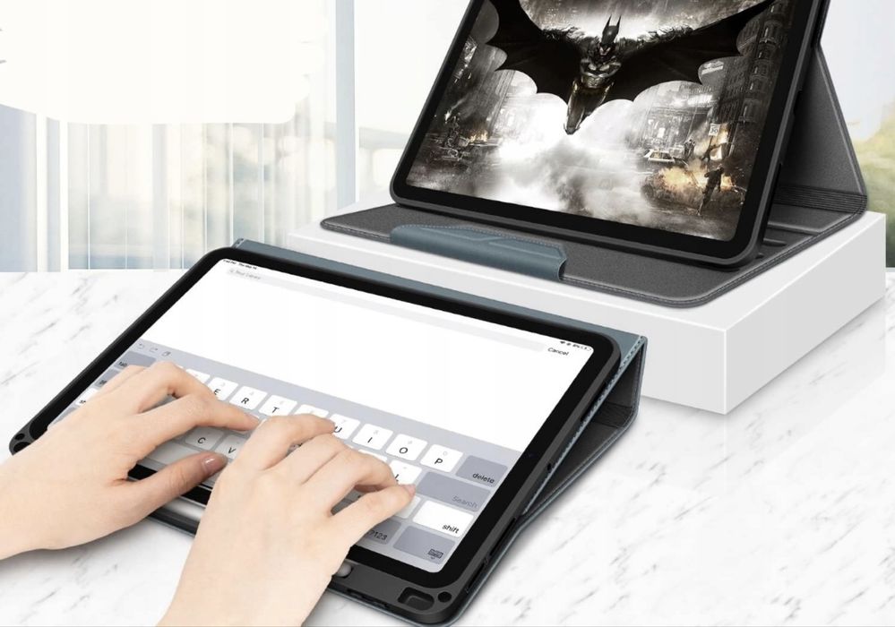 Etui HOLIMET iPad Air 11/10.9" niebieskie miejsce na rysik