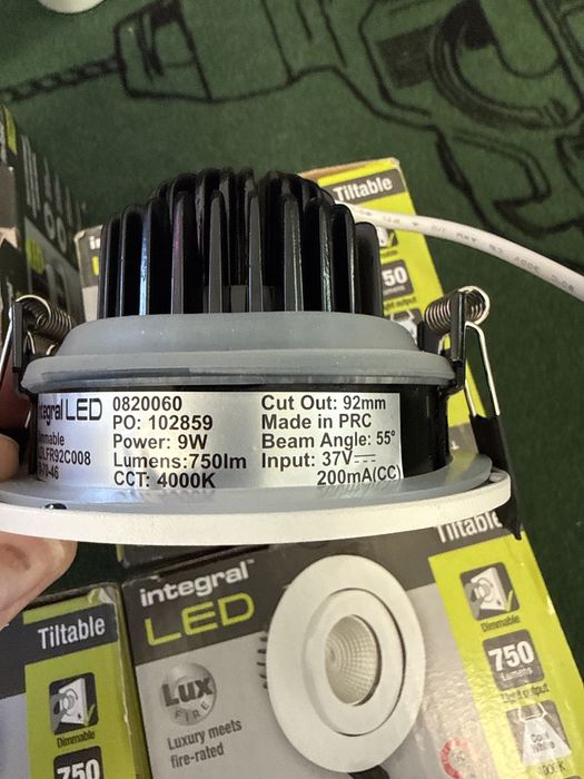 Led downlights, x4 Top qualidade IP65!