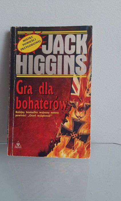 Książka przygodowa "Gra dla bohaterów" - Jack Higgins