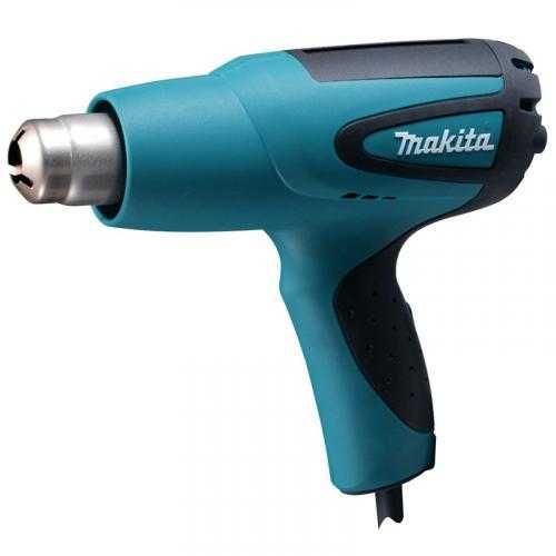 Технічний будівельний фен Makita 2500 Вт 300-600 С 4 насадки кейс PL