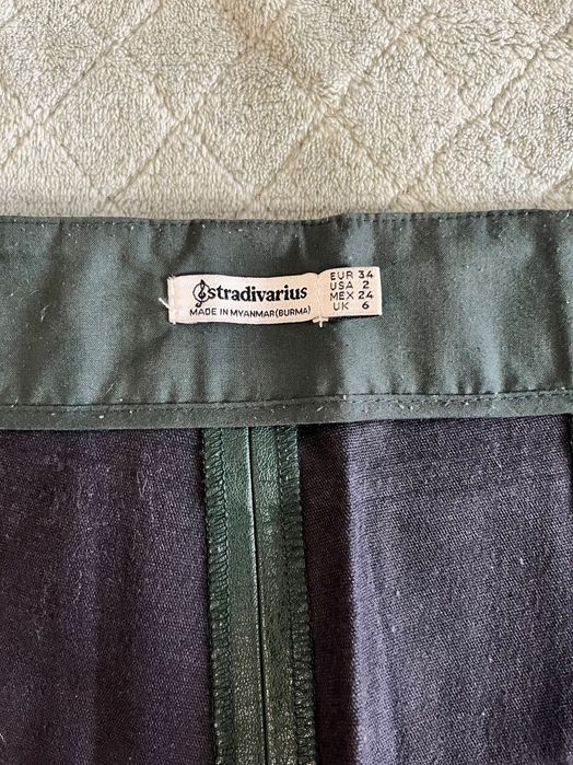 Спідниця кожана stradivarus s