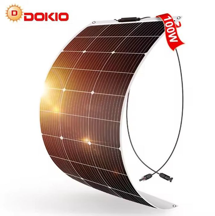 Dokio DFSP-100M Гибкая монокристаллическая солнечная панель на 100 Вт