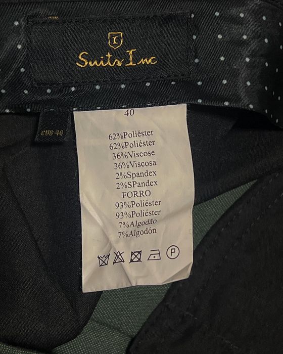 Fato Slim Fit Verde Azeitona Suits Inc