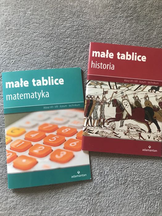 Małe tablice z matematyki i historii