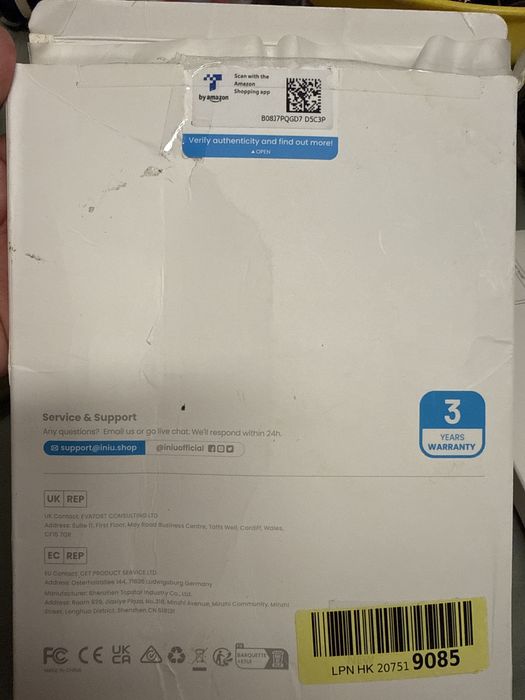 Kable USB typu C marki INIU 3 sztuki