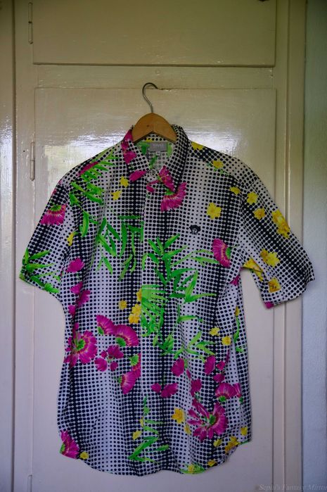 Koszula krótka Versace Jeans Couture kolorowa M