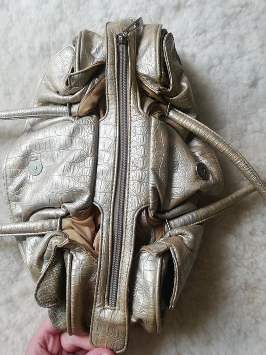 Torebka w kolorze oliwkowym Valentina vintage retro prl