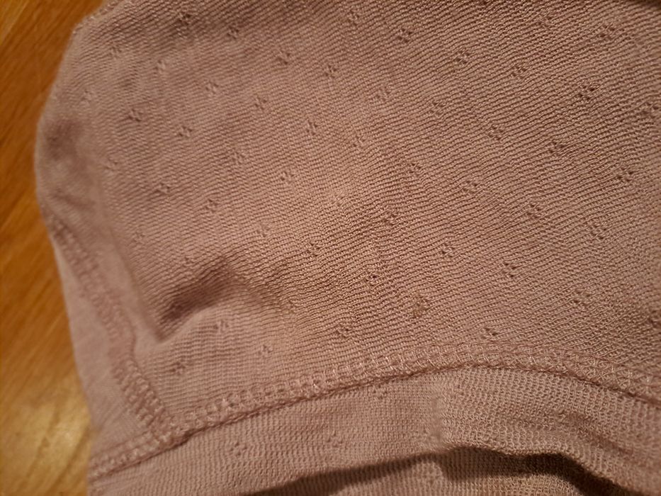 Czapeczka niemowlęca, wiosenna kominarka merino