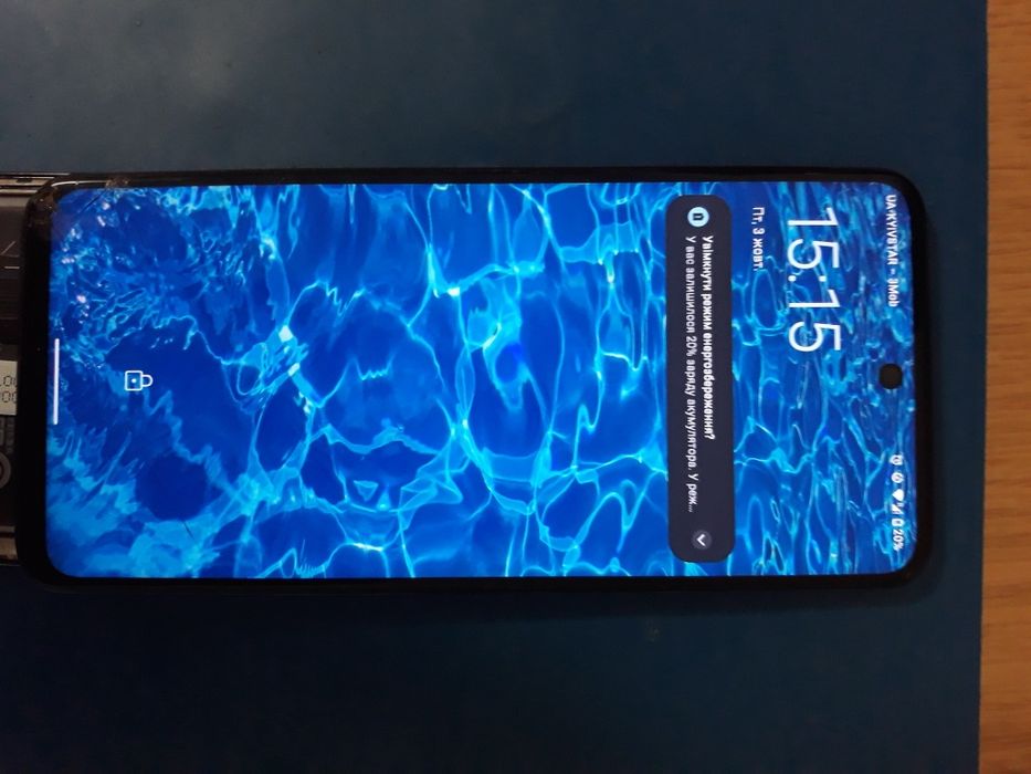 Дисплей Redmi Note 9 Pro, битий, під переклейку