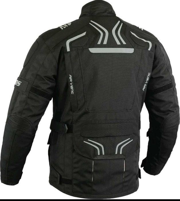 Blusão trail adv touring c/proteções casaco mota scooter novo