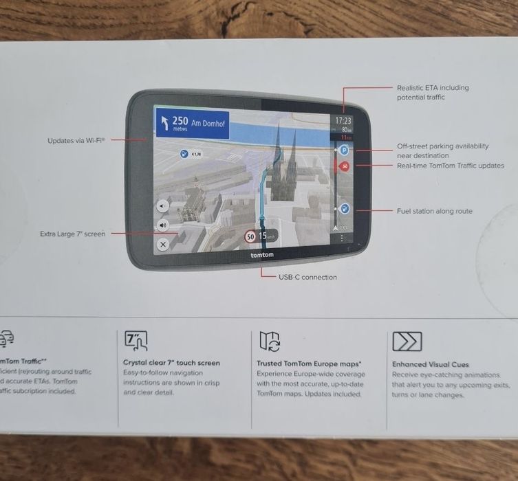 Nawigacja TomTom GO Expert Plus 7'' ciężarowa z dożywotnimi mapami