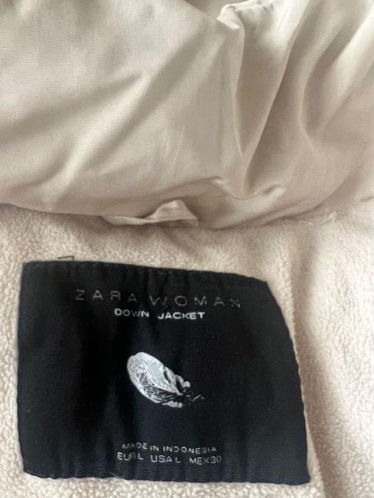 Puchowa kurtka damska Zara