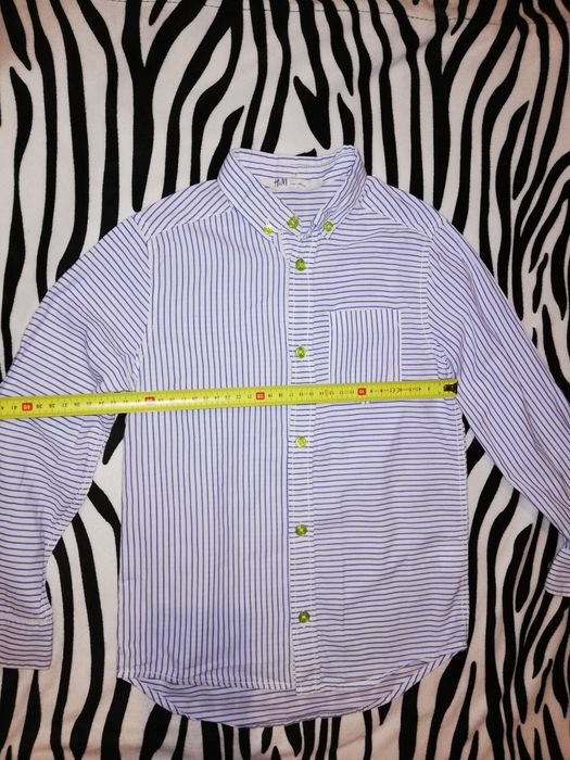 Koszula H&M paski 122 przedłużana