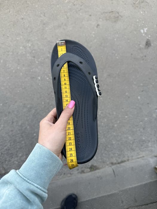 шлепанцы тапочки crocs m8 w9 вьетнамки тапки 40 41 размер